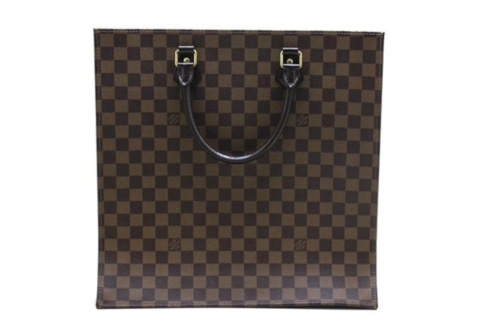 LOUIS VUITTON Tote Bag Sac Plat NM Damier